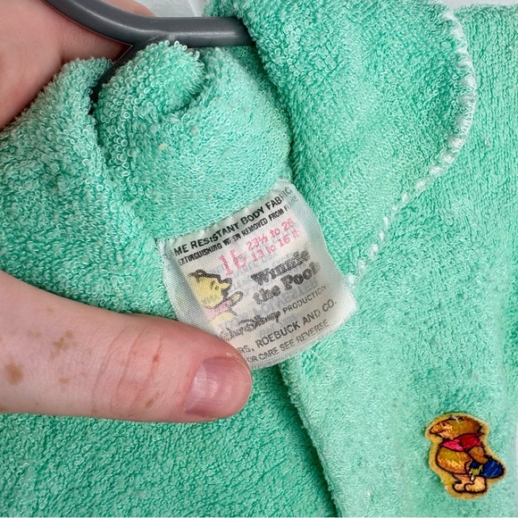 Vintage Sears Roebuck Terry One Piece Baby Outfit Footie Winnie Pooh 3 Months - Picture 3 of 6